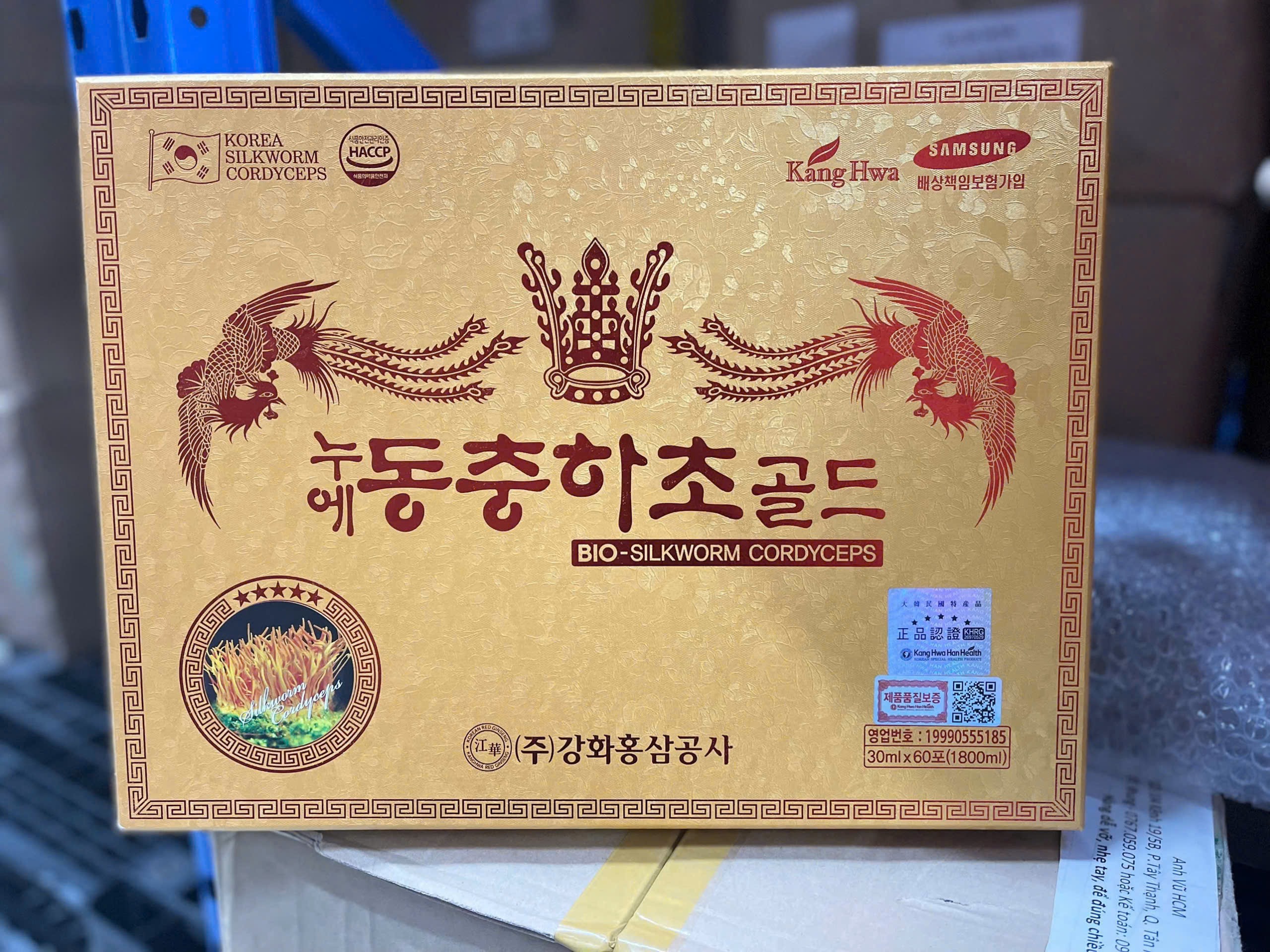 MIỄN DỊCH KHỎE TỪ ĐÔNG TRÙNG HẠ THẢO KANGHWA (60 GÓI X 30ML)