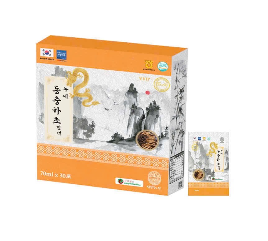 🇰🇷 ĐÔNG TRÙNG HẠ THẢO TRƯỜNG SINH HỘP 30 GÓI X 70ML - MÓN QUÀ SỨC KHỎE VÔ GIÁ TỪ CAO NGUYÊN TÂY TẠNG
