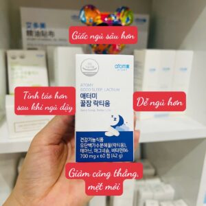 NGỦ NGON TỰ NHIÊN – TỈNH DẬY TRÀN ĐẦY NĂNG LƯỢNG VỚI ATOMY GOOD SLEEP LACTIUM