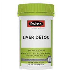 Liver Detox Swisse Úc hộp 200 viên - Viên uống bổ gan, thải độc gan